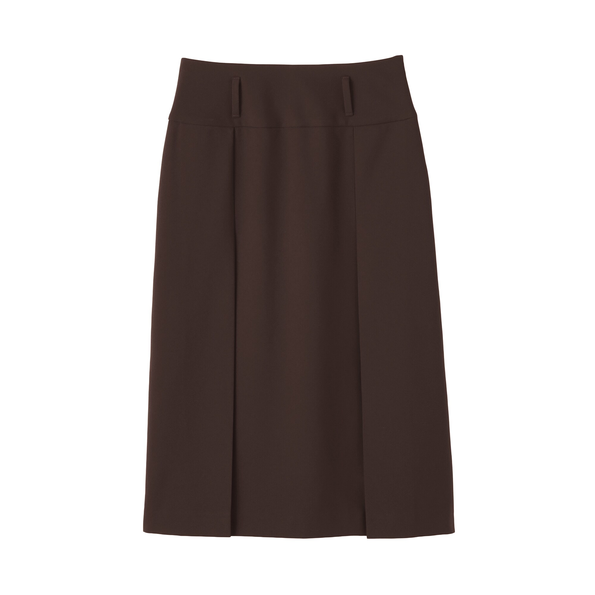 婦人　ユニフォーム素材で作ったタックスカート