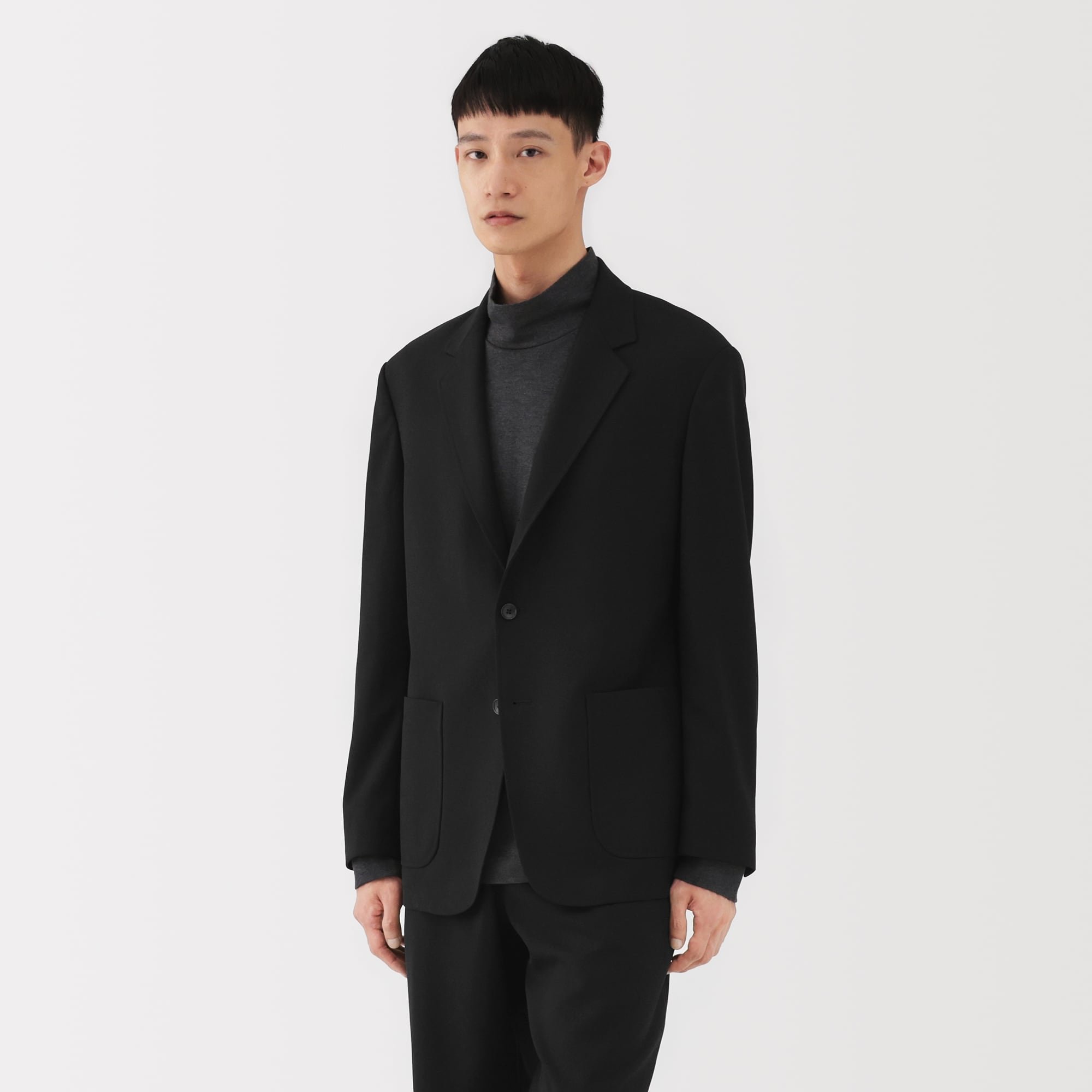 MUJI Labo 紳士　ユニフォーム素材で作ったブレザー　ブラウン 紳士 ユニフォーム素材で作ったブレザー | 無印良品