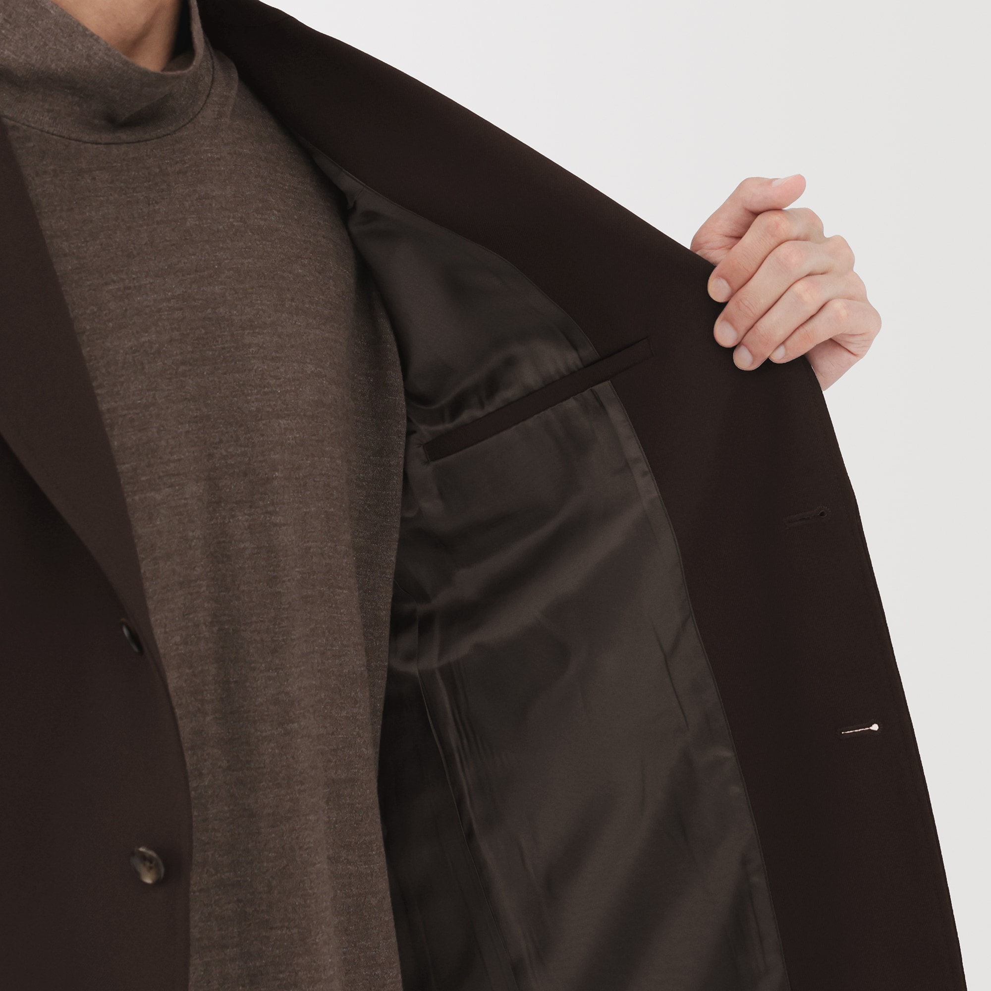 MUJI Labo 紳士　ユニフォーム素材で作ったブレザー　ブラウン 紳士 ユニフォーム素材で作ったブレザー | 無印良品