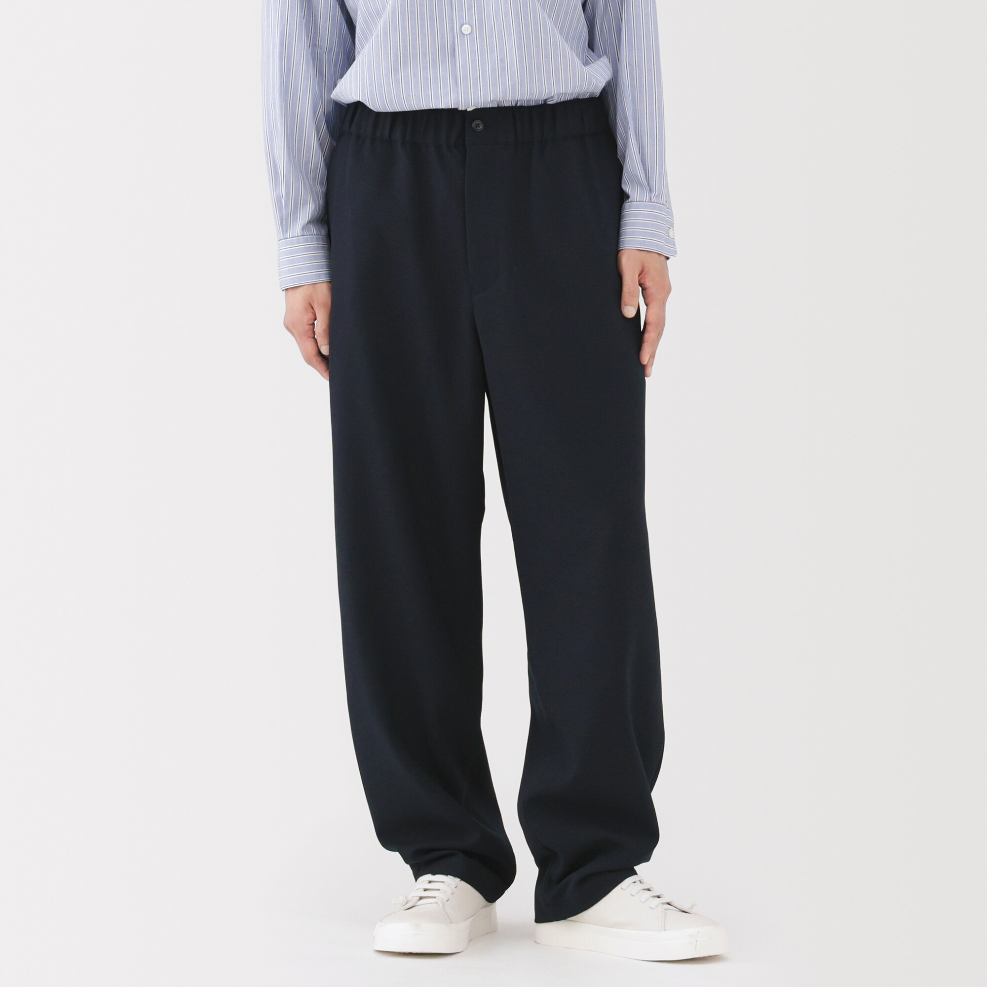 紳士　ユニフォーム素材で作ったイージーパンツ