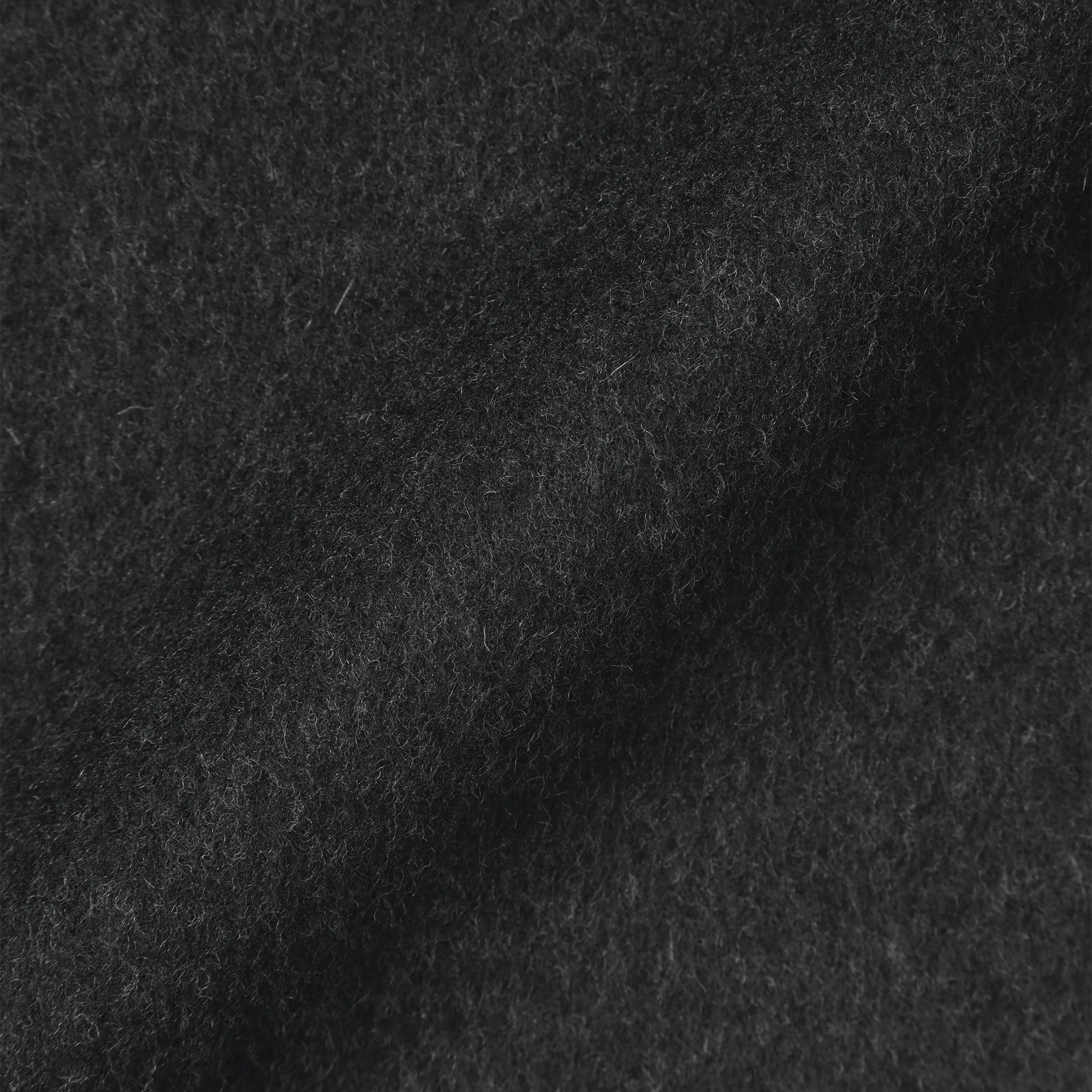 カシミヤ混ショートステンカラーコート Lサイズ ブラック MUJI LABO