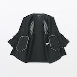 紳士　カシミヤ混ショートステンカラーコート