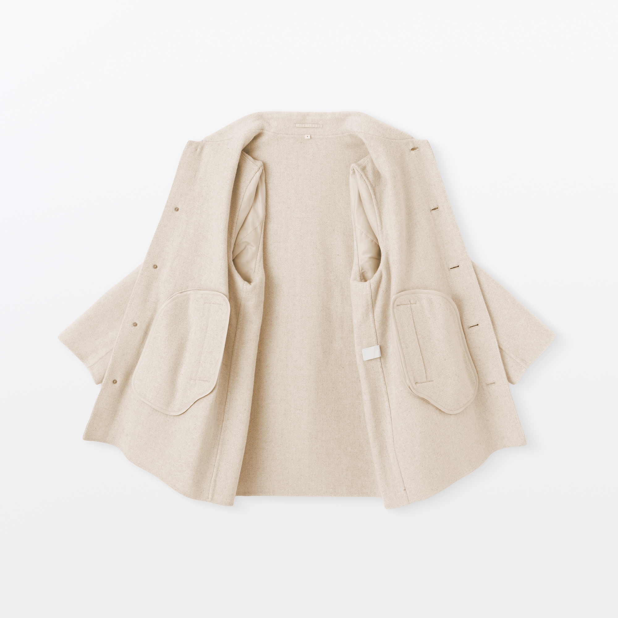 紳士 カシミヤ混ショートステンカラーコート | 無印良品