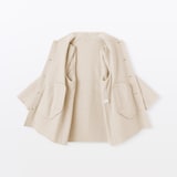 紳士　カシミヤ混ショートステンカラーコート