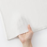 婦人　強撚コットンニット長袖プルオーバー