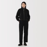 婦人　ウール混ナッピングショートブルゾン