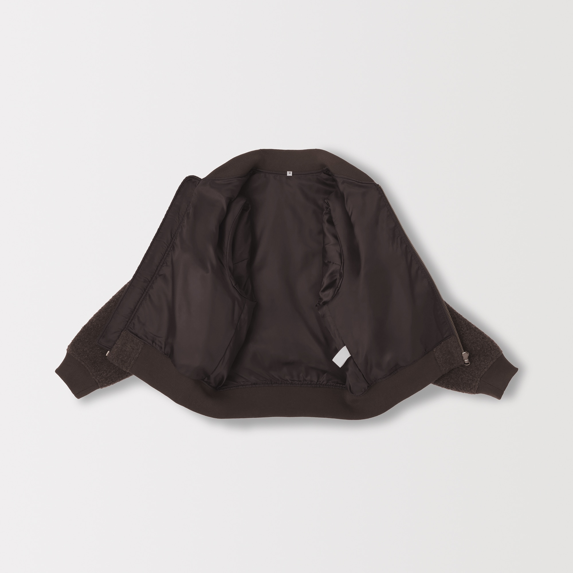 婦人 ウール混ナッピングショートブルゾン | 無印良品