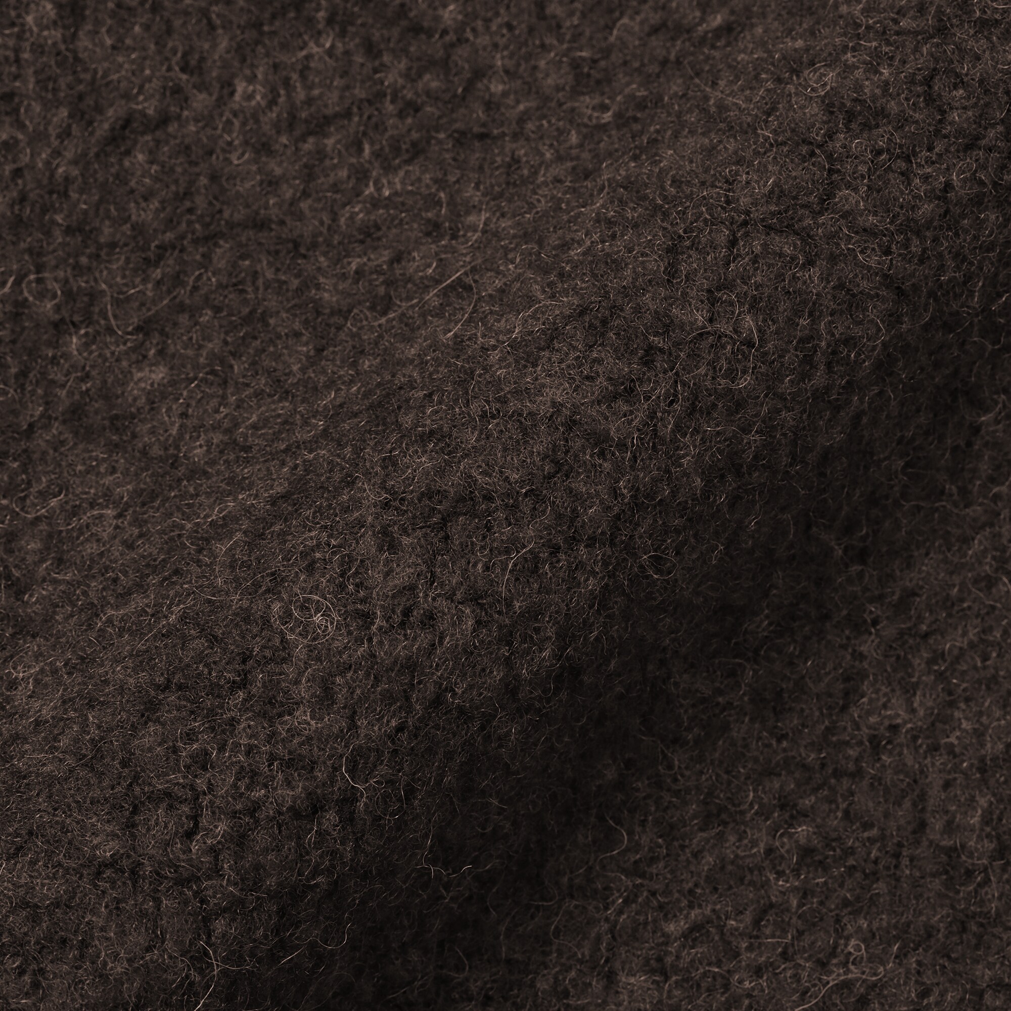 婦人　ウール混ナッピングショートブルゾン