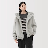 紳士　防風撥水中わたフードジャケット