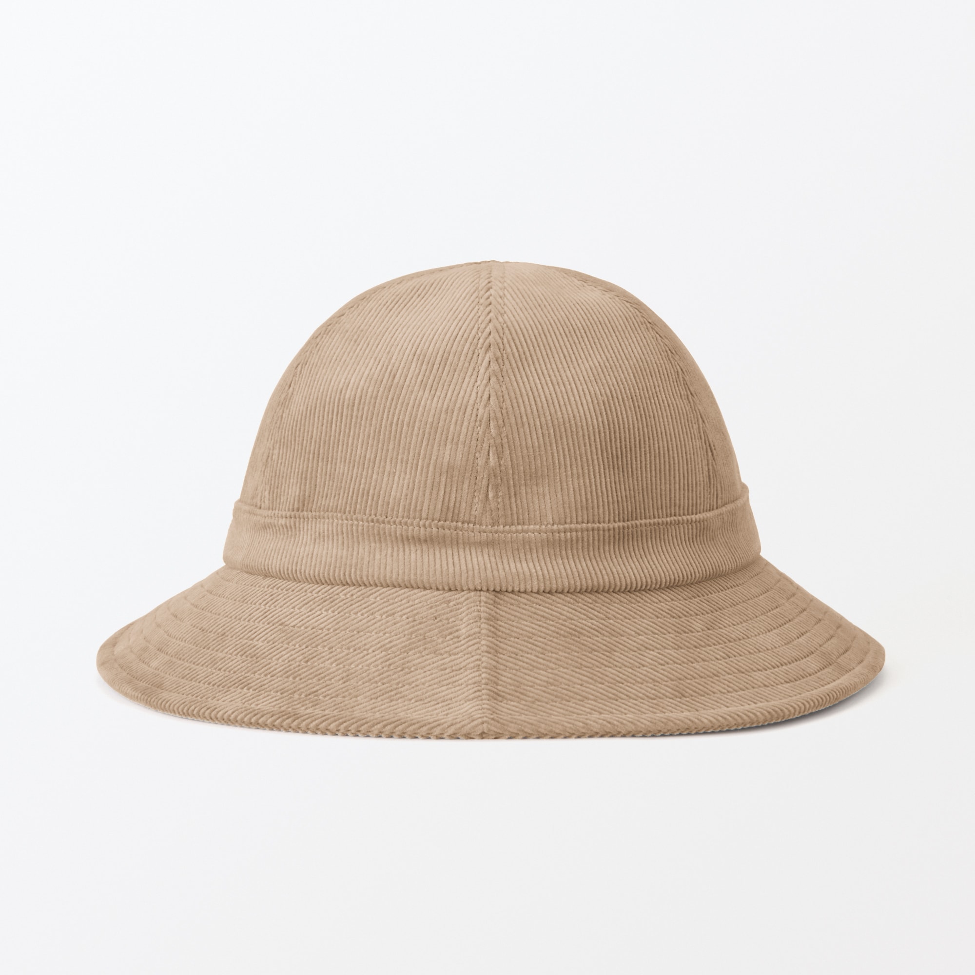 木の実から作ったカポック混コーデュロイ　バケットハット