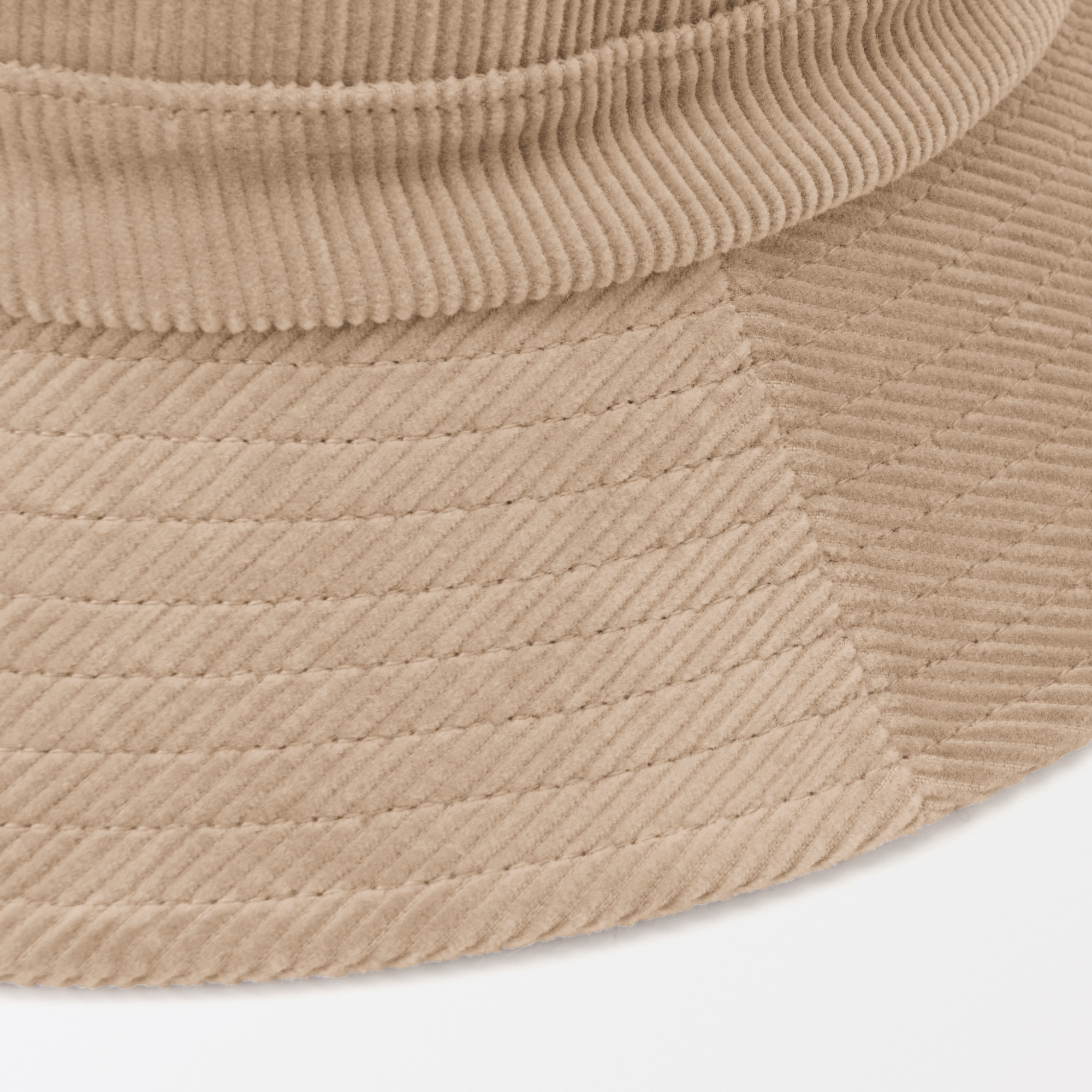 木の実から作ったカポック混コーデュロイ　バケットハット