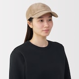 木の実から作ったカポック混コーデュロイ　キャップ