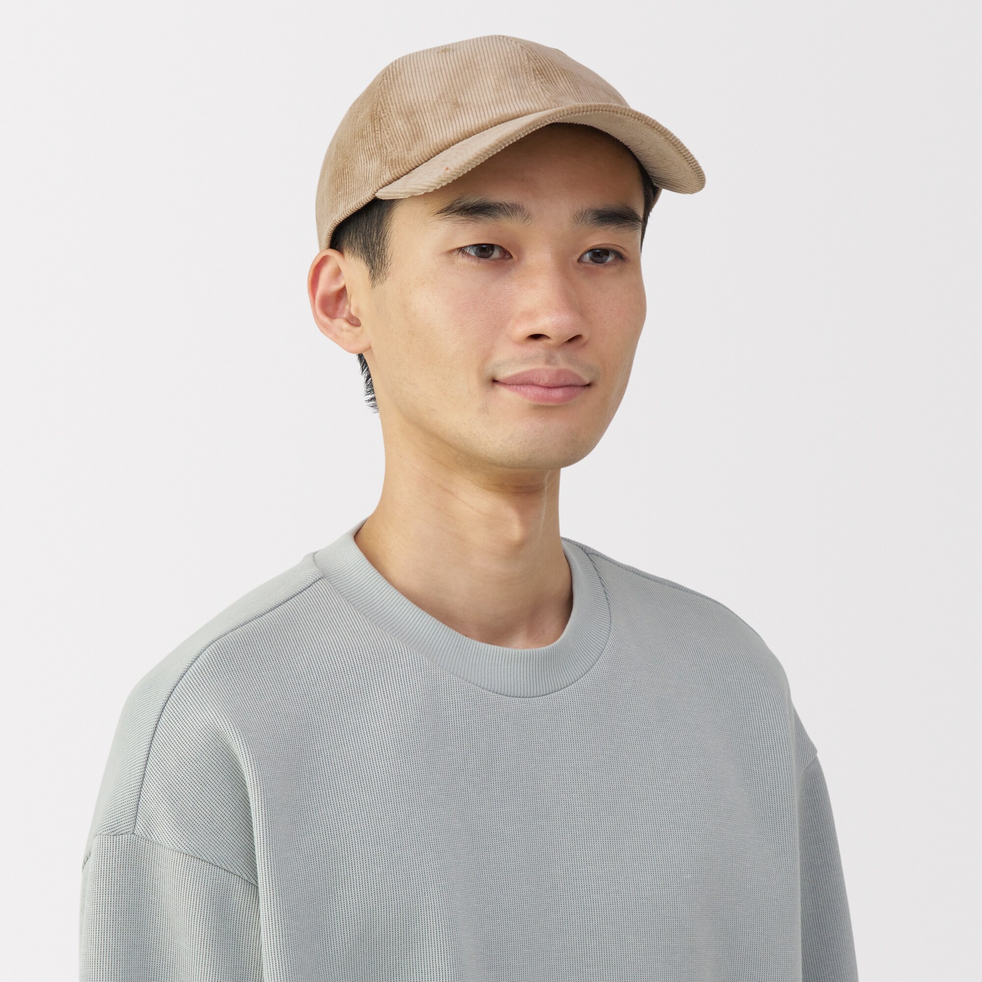 木の実から作ったカポック混コーデュロイ キャップ | 無印良品