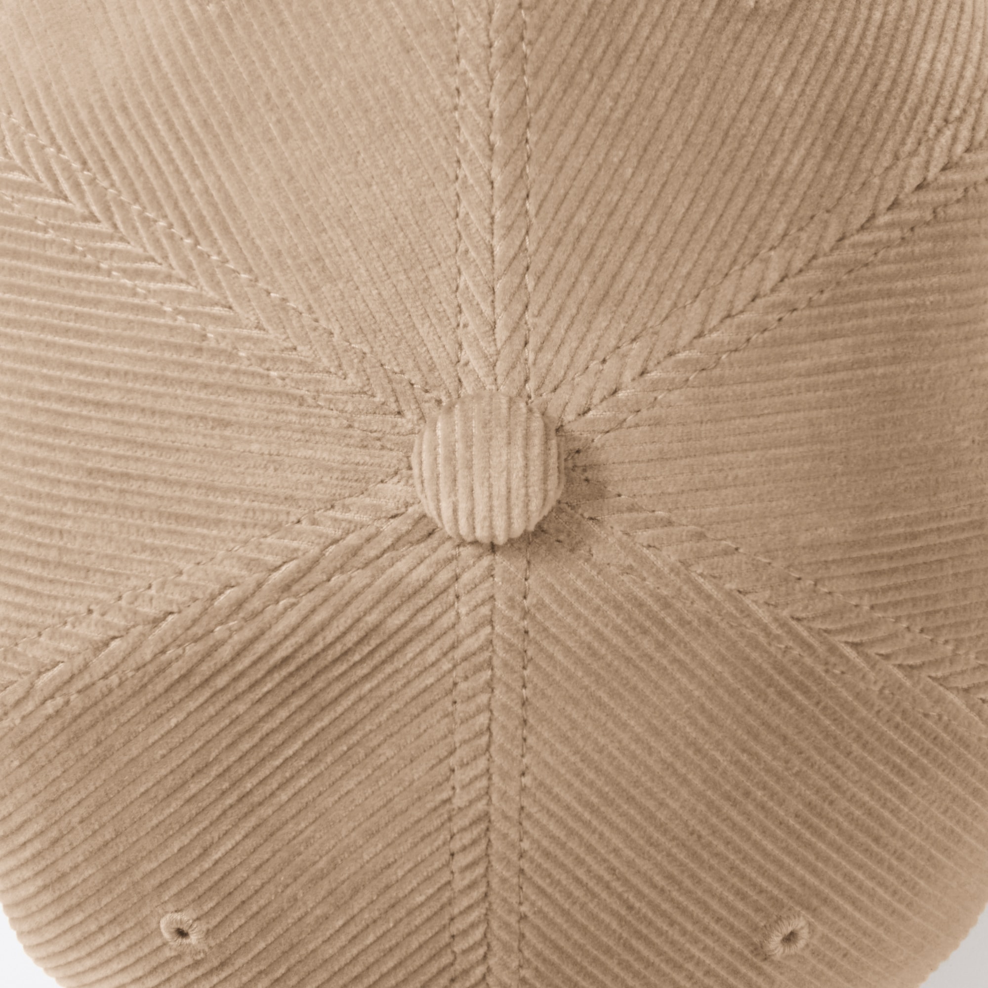 木の実から作ったカポック混コーデュロイ　キャップ