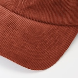 木の実から作ったカポック混コーデュロイ　キャップ