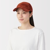 木の実から作ったカポック混コーデュロイ　キャップ