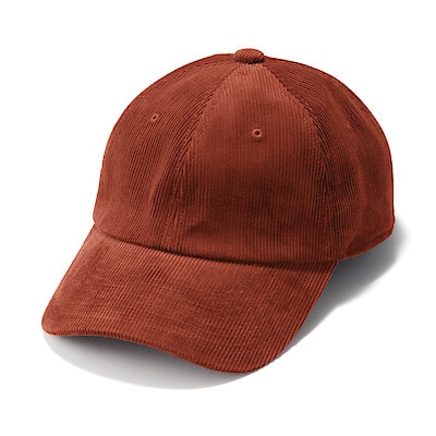 木の実から作ったカポック混コーデュロイ　キャップ