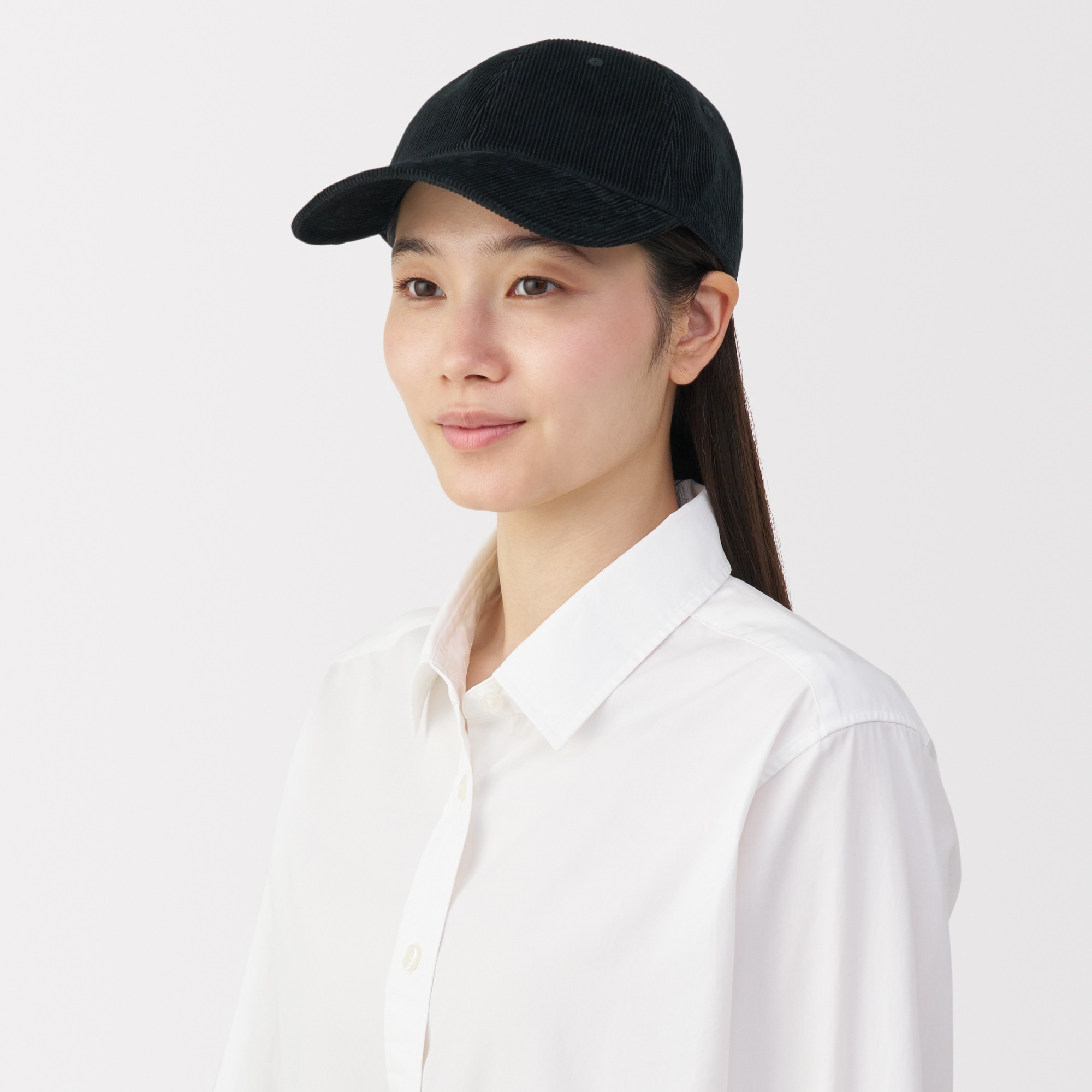 木の実から作ったカポック混コーデュロイ　キャップ