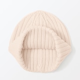 おでこのチクチクを抑えたメリノウール混　ワッチ