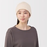 おでこのチクチクを抑えたメリノウール混　ワッチ