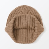 おでこのチクチクを抑えたメリノウール混　ワッチ