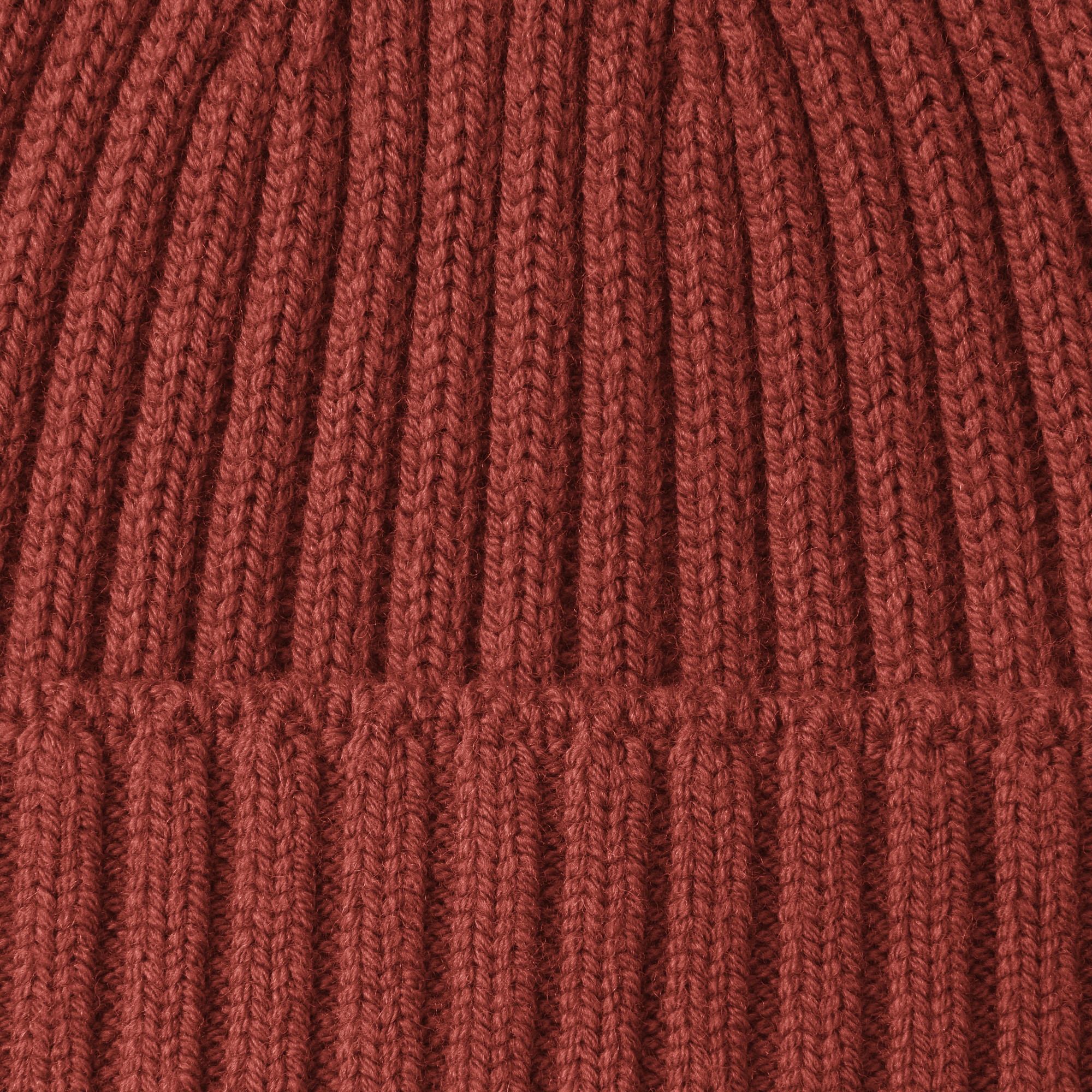 おでこのチクチクを抑えたメリノウール混　ワッチ