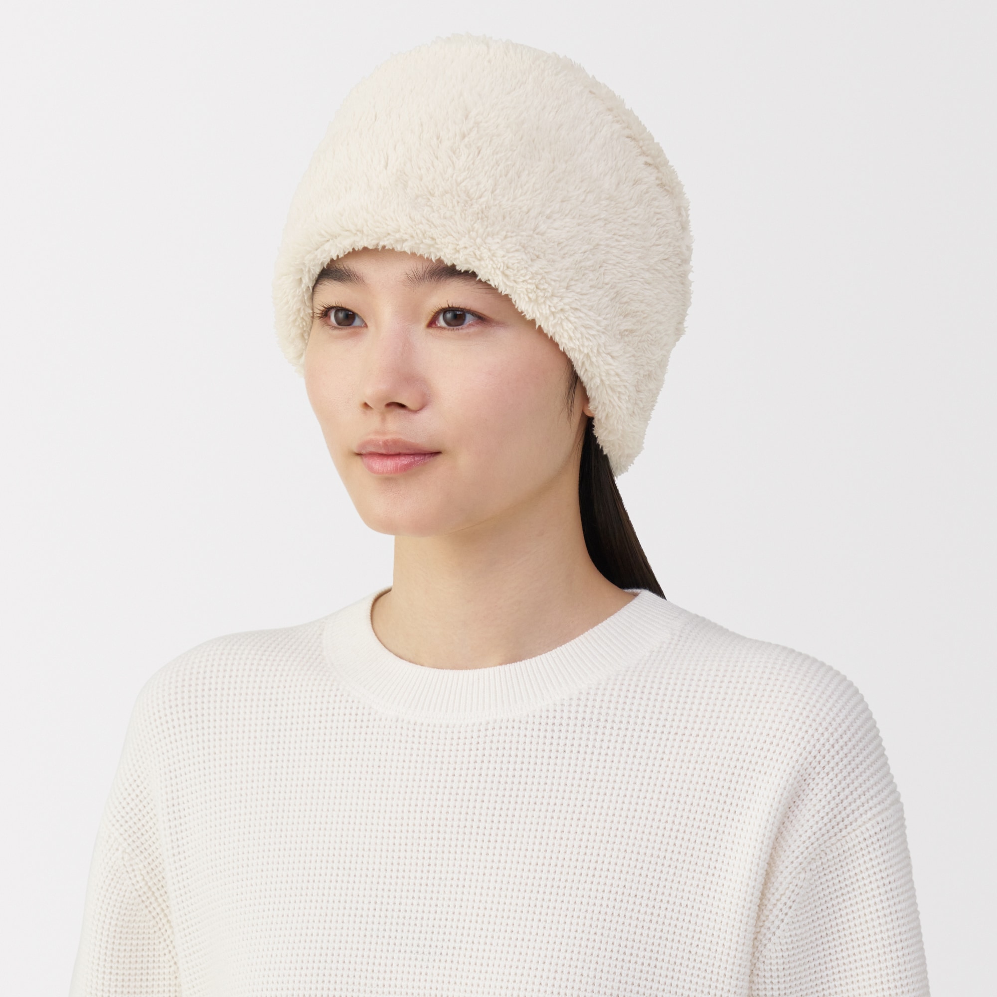 再生ポリエステルあったかボア　イヤーバンド