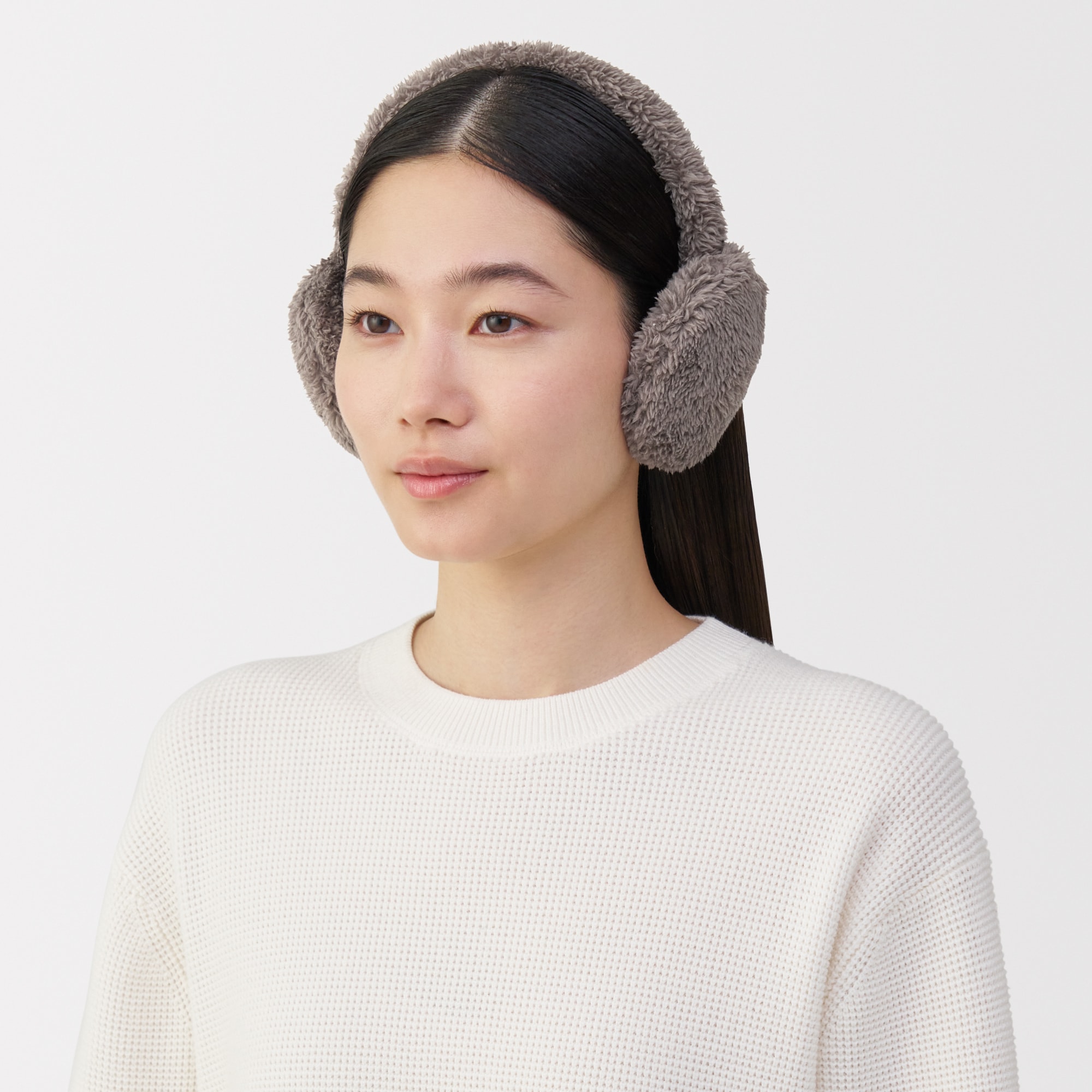再生ポリエステルあったかボア イヤーマフ | 無印良品