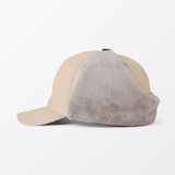 吸湿発熱中わた表面撥水耳当て付き　キャップ