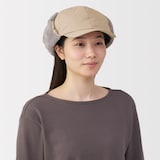 吸湿発熱中わた表面撥水耳当て付き　キャップ