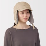 吸湿発熱中わた表面撥水耳当て付き　キャップ