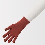 メリノウール混　裏起毛　タッチパネル手袋