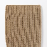 メリノウール　畦編み　ハンドウォーマー