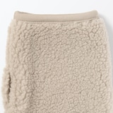 再生ポリエステル　くつろぎボア　アームウォーマー