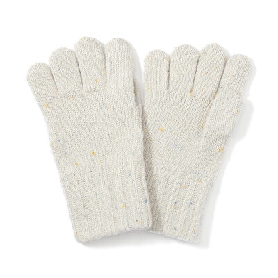 ＜キッズ＞　再生ポリエステル混のびのび　手袋