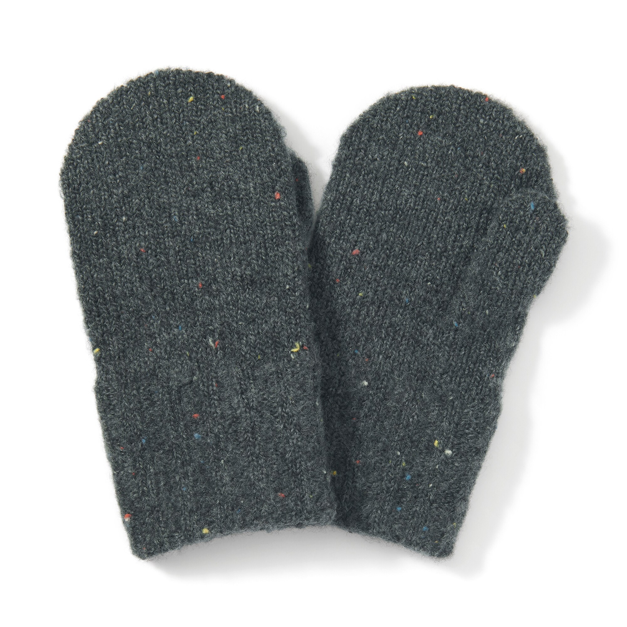 ＜ベビー＞　再生ポリエステル混のびのび　ミトン