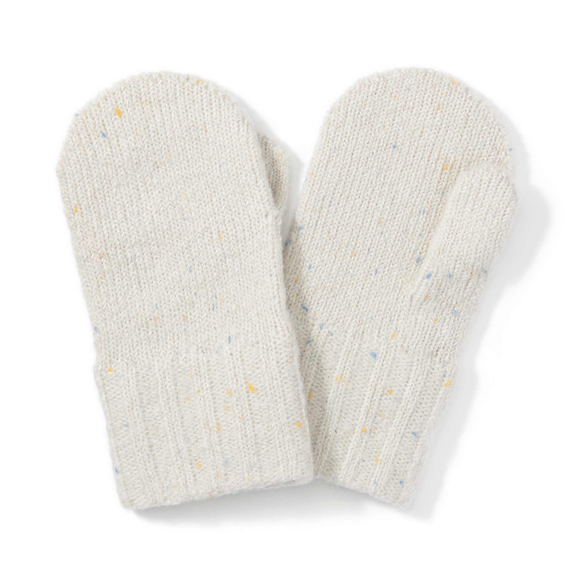 ＜ベビー＞　再生ポリエステル混のびのび　ミトン