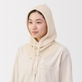 首のチクチクを抑えたメリノウール混　バラクラバ