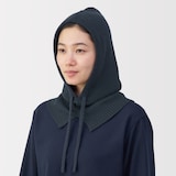 首のチクチクを抑えたメリノウール混　バラクラバ