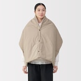 吸湿発熱中わた表面撥水パッカブル　ケープ