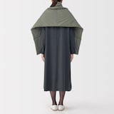 吸湿発熱中わた表面撥水パッカブル　ケープ