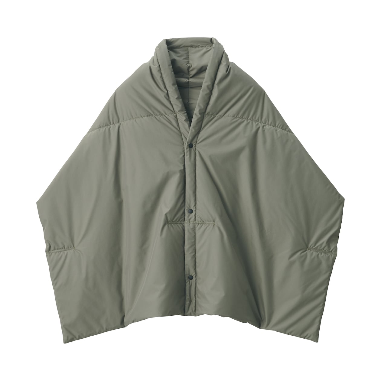 吸湿発熱中わた表面撥水パッカブル　ケープ