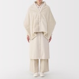 再生ポリエステルあったかボア　ケープ