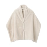 再生ポリエステルあったかボア　ケープ