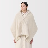 再生ポリエステルあったかボア　ケープ