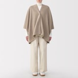 再生ポリエステルくつろぎボア　ケープ