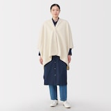 再生ポリエステルくつろぎボア　ケープ