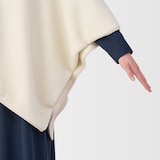 再生ポリエステルくつろぎボア　ケープ