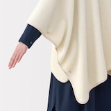 再生ポリエステルくつろぎボア　ケープ