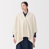 再生ポリエステルくつろぎボア　ケープ